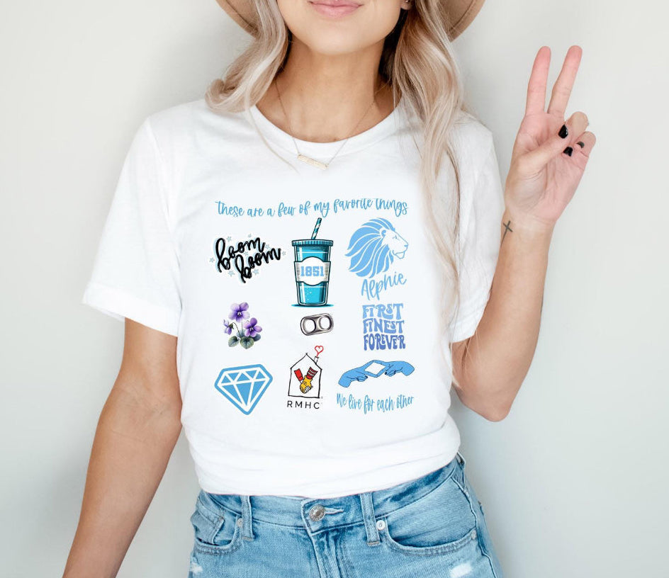 ADPI Favorite Things T-shirts