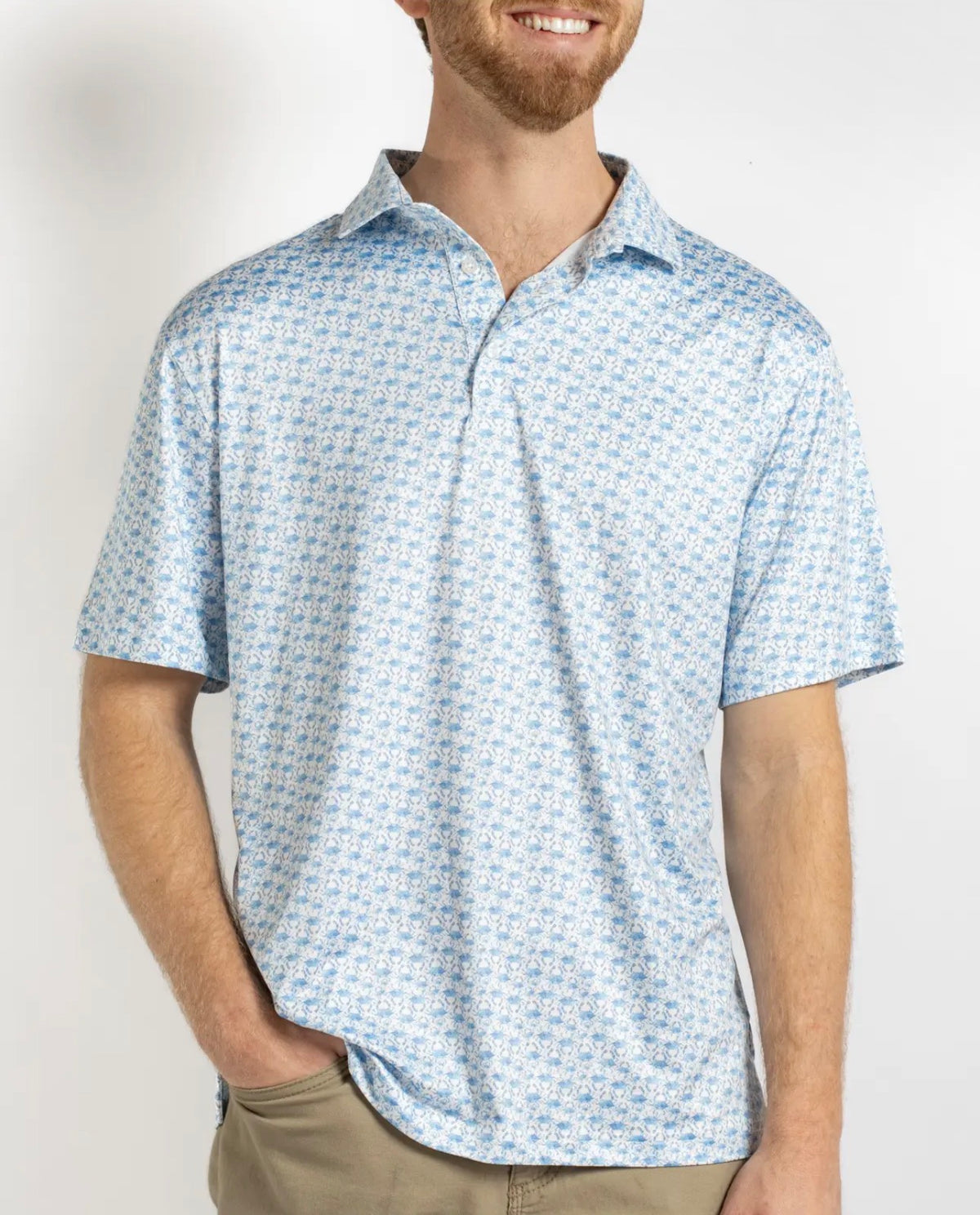 Blue Crab Performance Polo