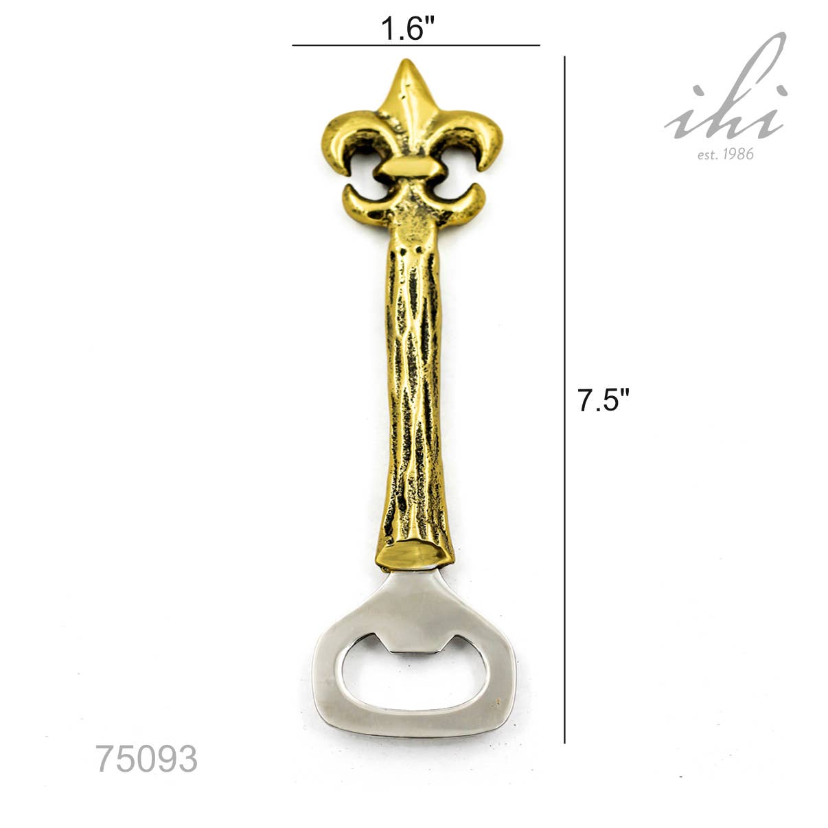 Golden Fleur de Lis Bottle Opener