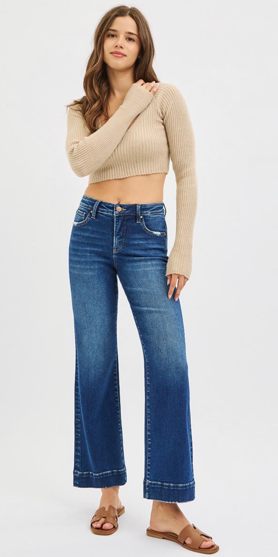 HIGH RISE STRAIGHT JEANS