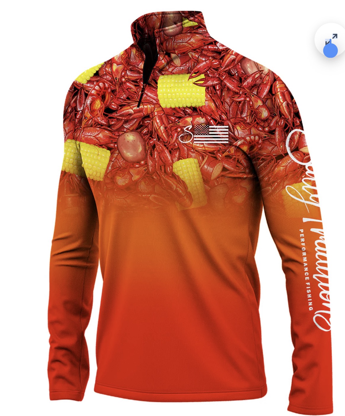 Performance 1/4 Zip - Boiled Crawfish