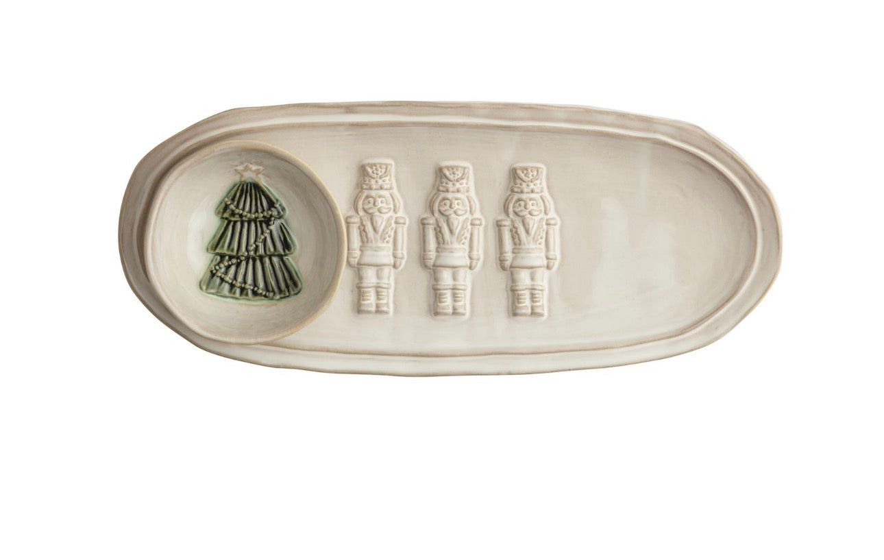 Nutcracker Tray & Tidbit Set
