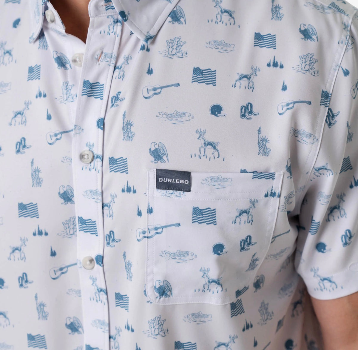 America the Great Performance Button Up