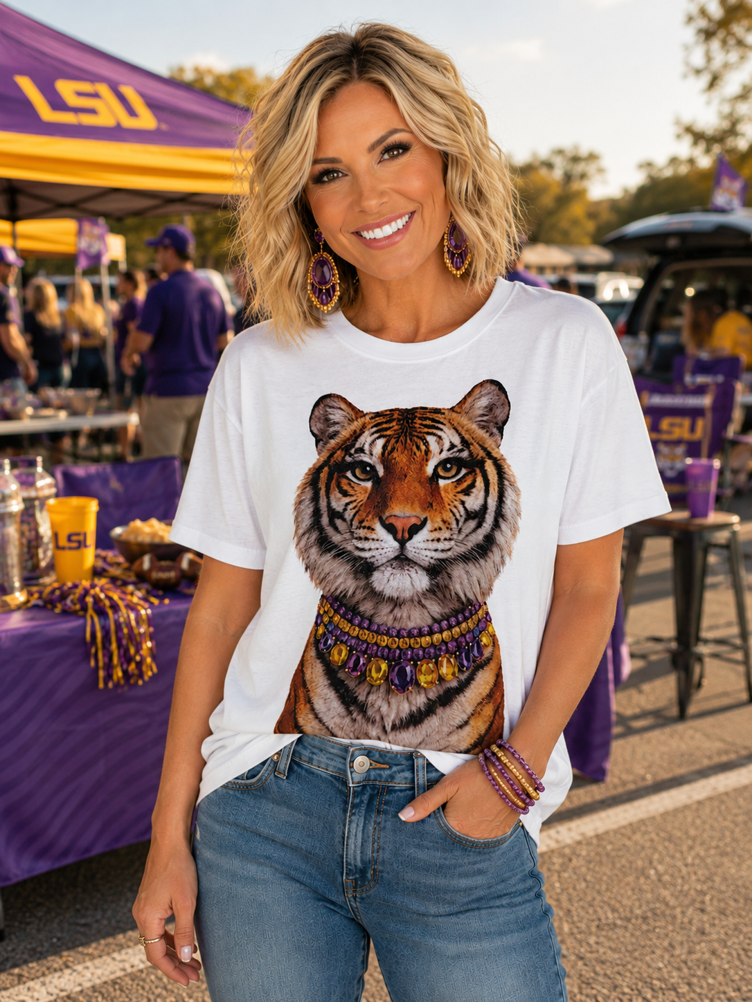 Blingy Mike the Tiger Tee