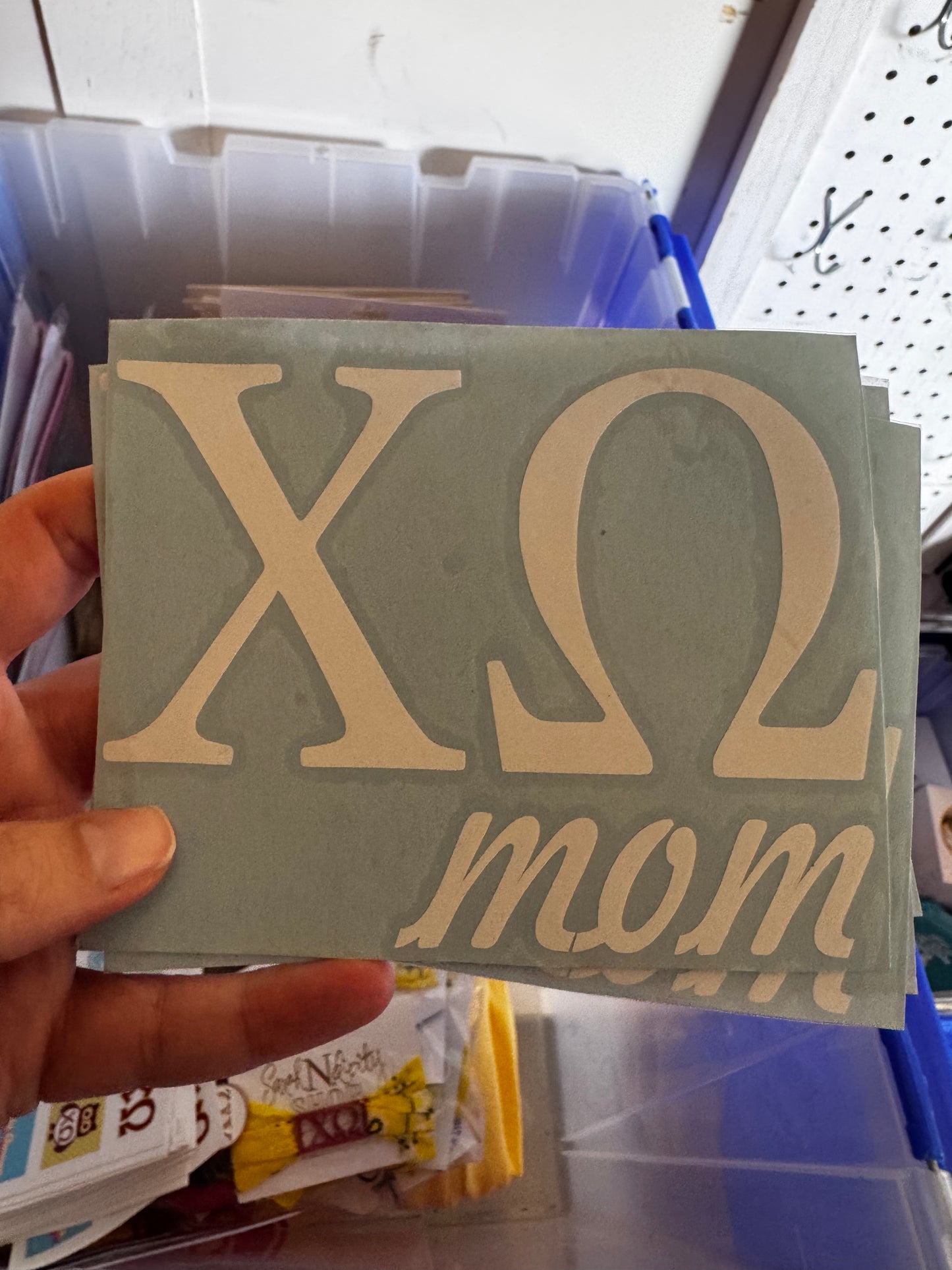 Sorority Mom Vehicle Decal