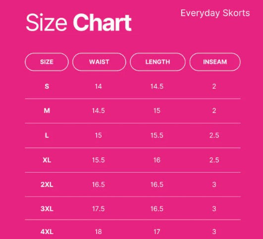 Everyday Skorts - Blue Denim