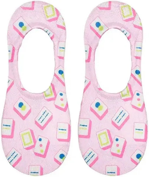 Mahjong Slip Resistant No-Show Socks