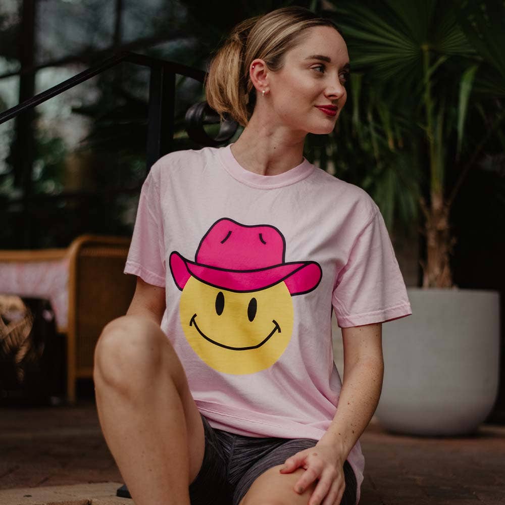 Cowboy Happy Face Tee.