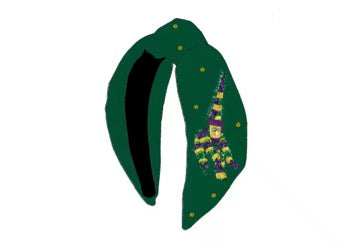 Sequin Chicken Run Mardi Gras Headband