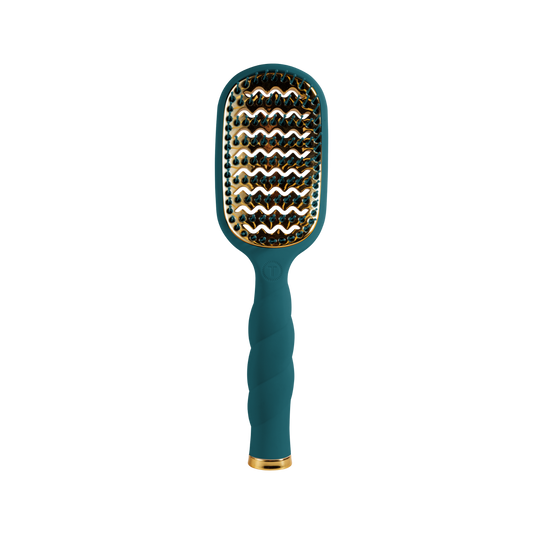 Vented Hair Brush - Teal With It