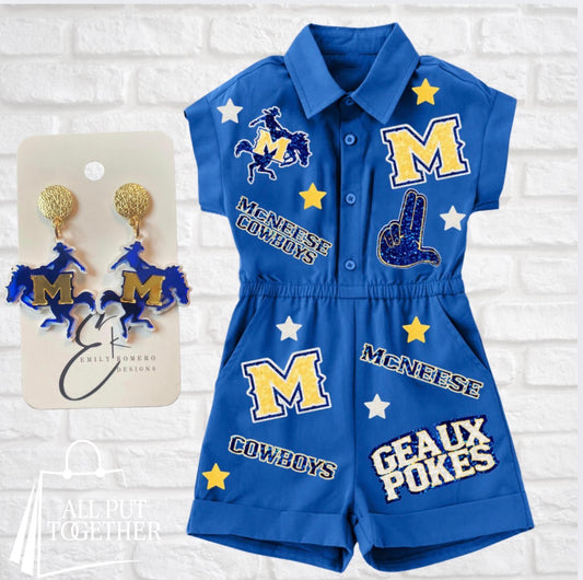 McNeese Sequin Romper