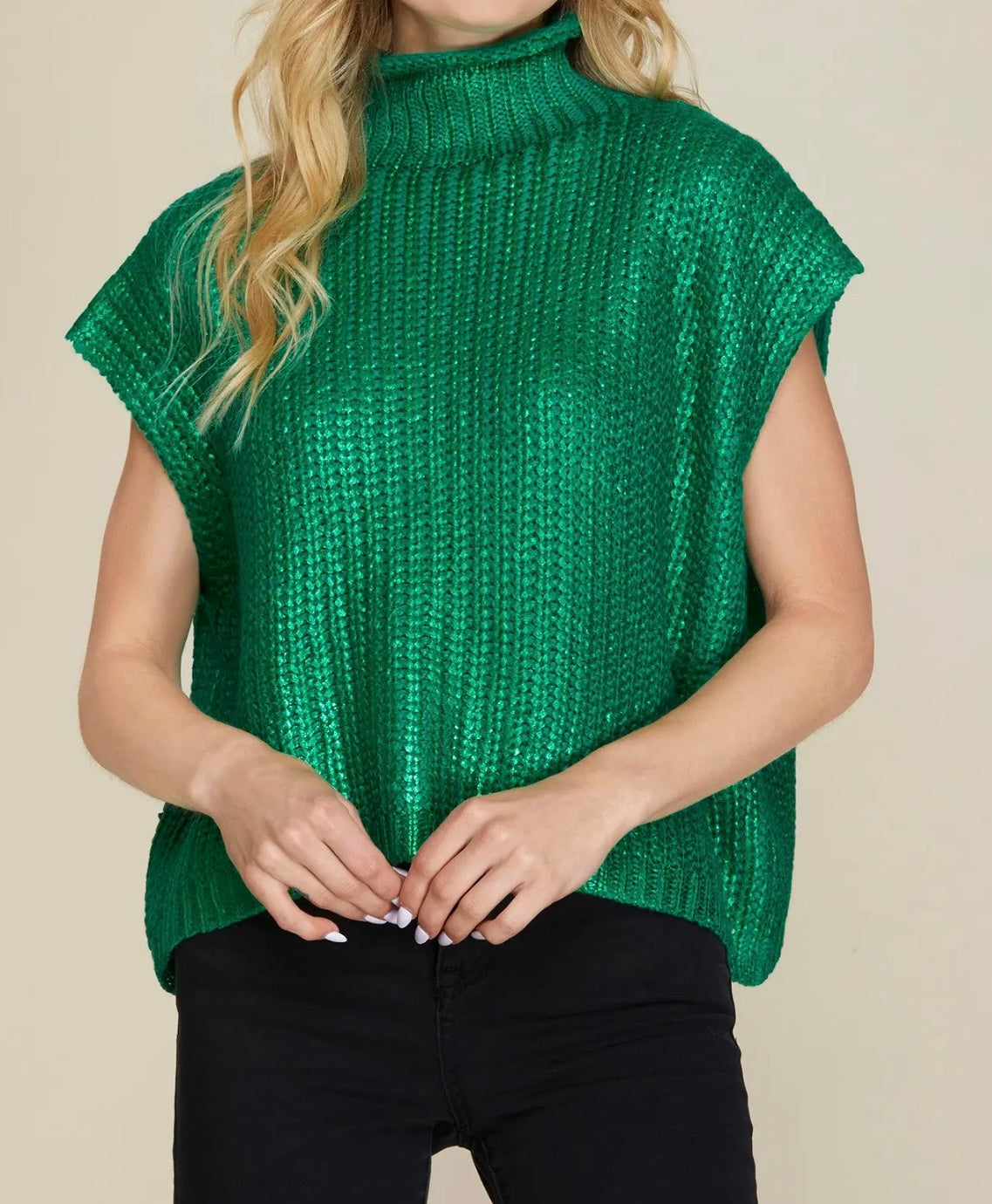 Metallic Sweater