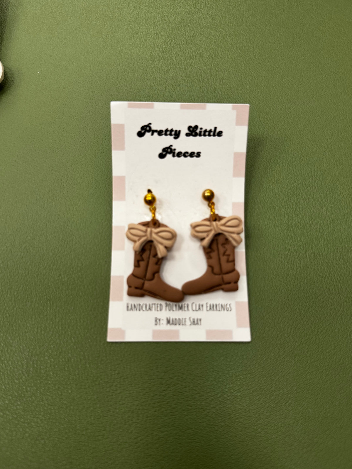Giddy Up Clay Earrings