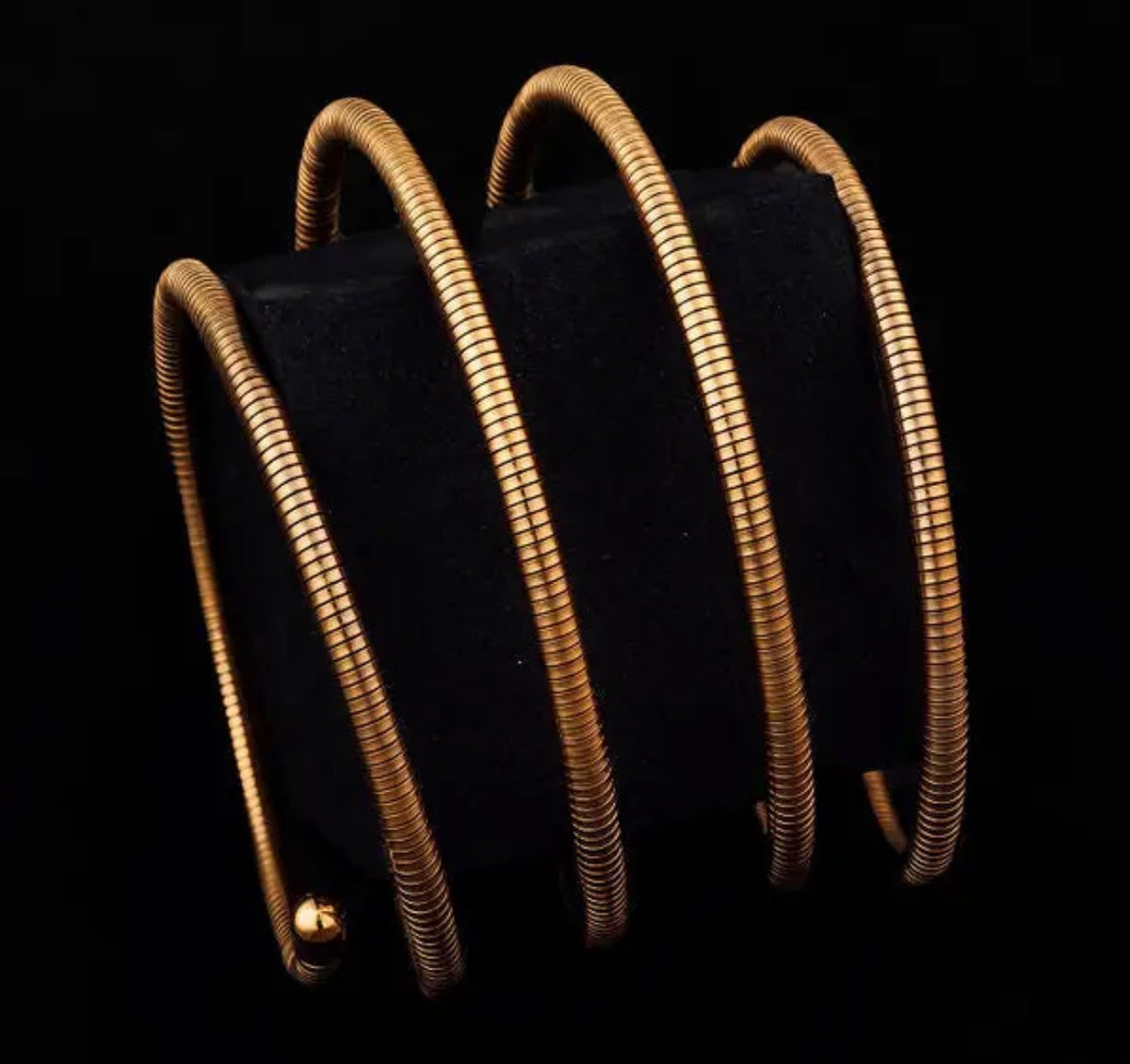 Kimberly Gold Coil Bracelet