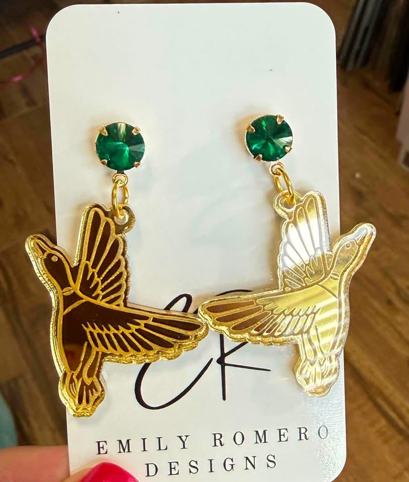 Duck Earrings