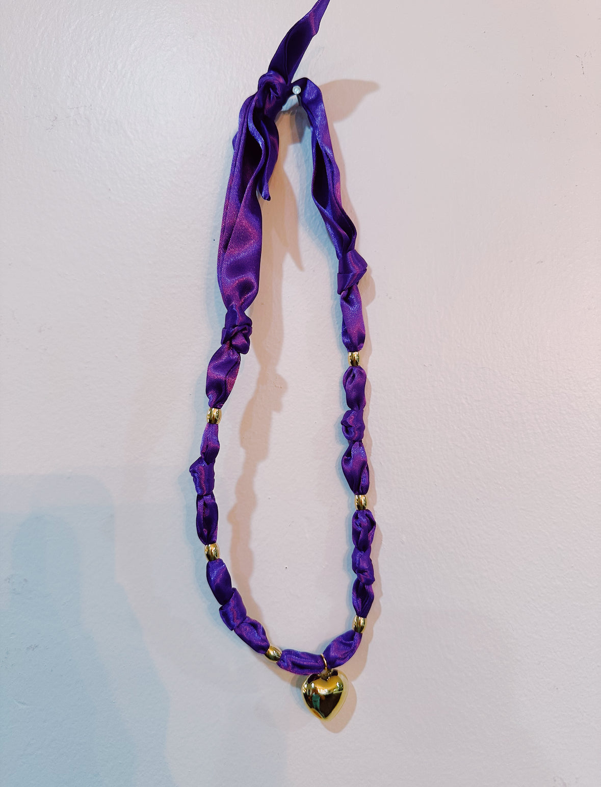 Embellished Scarf Necklace
