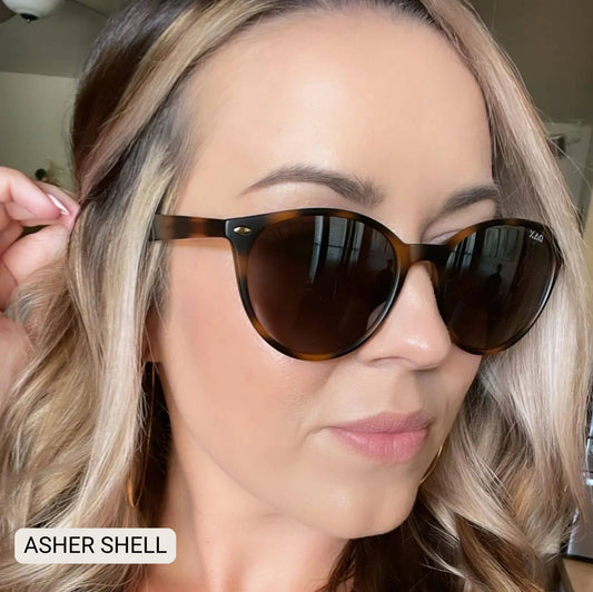 Asher - Women's Polarized Round Sunglasses