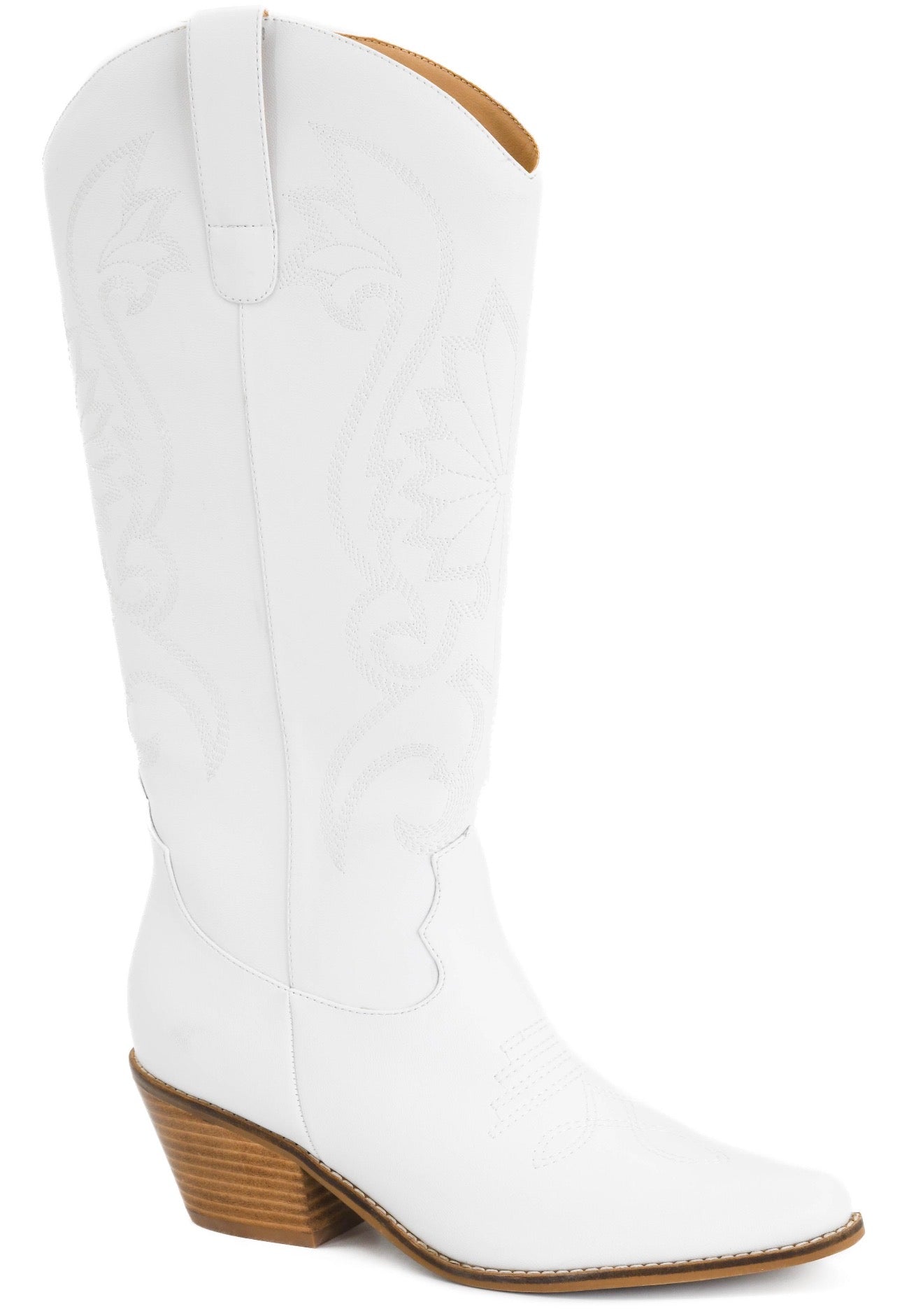 White Heeled Boots