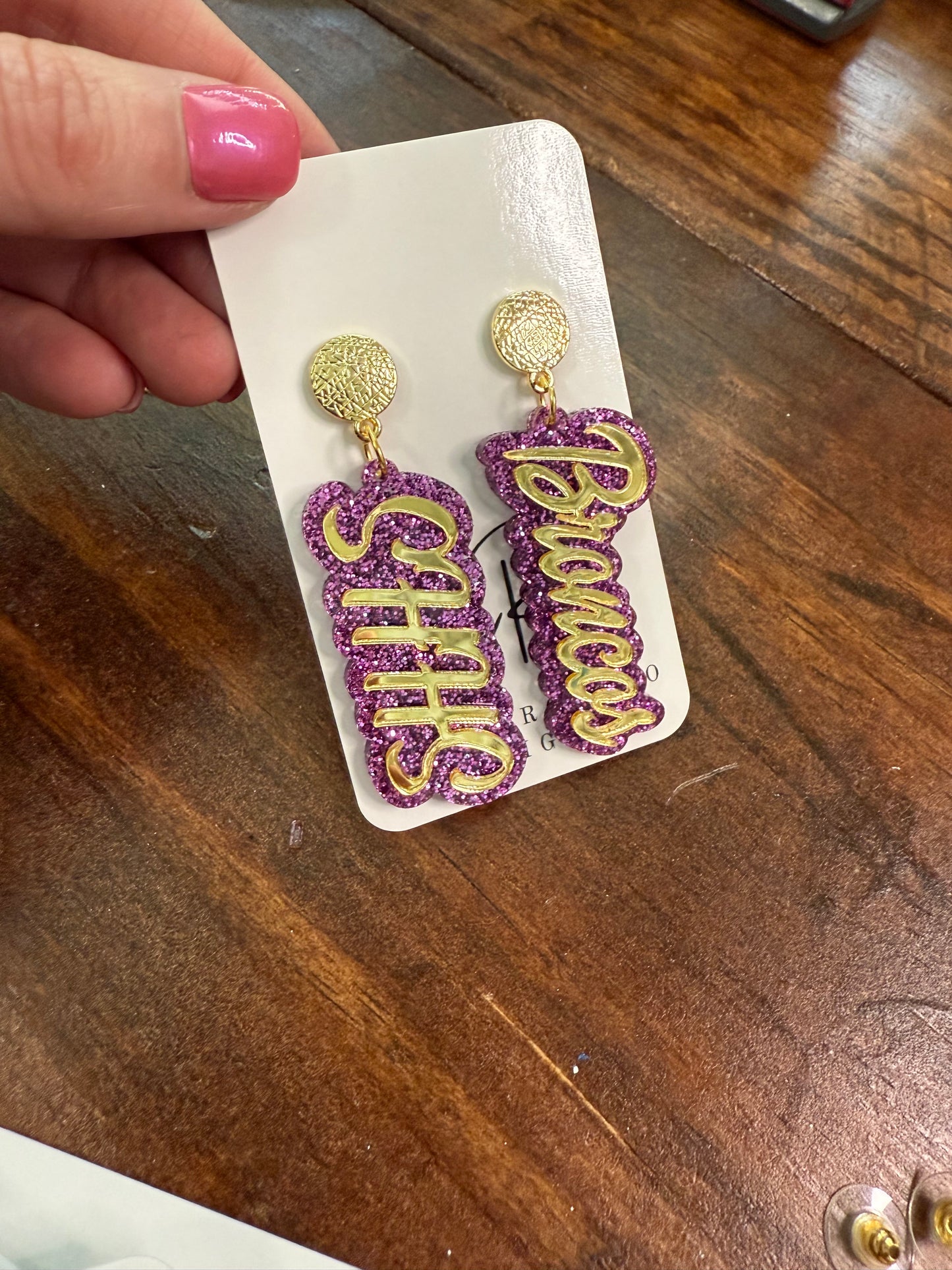 High School Spirit Earrings