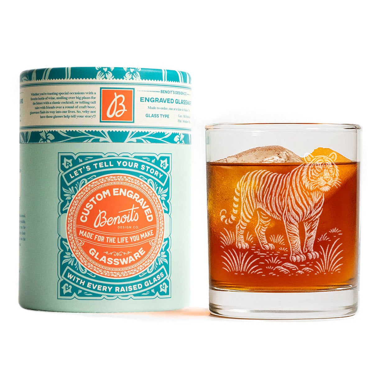 Tiger Cocktail Glasses