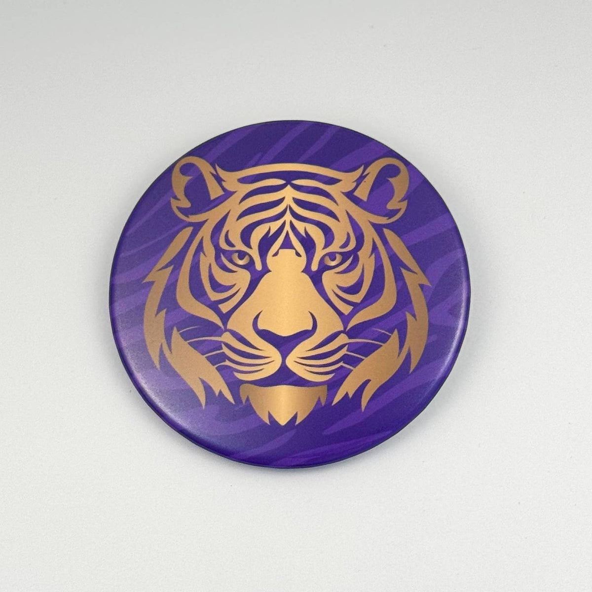 Gold Tiger Game Day Button