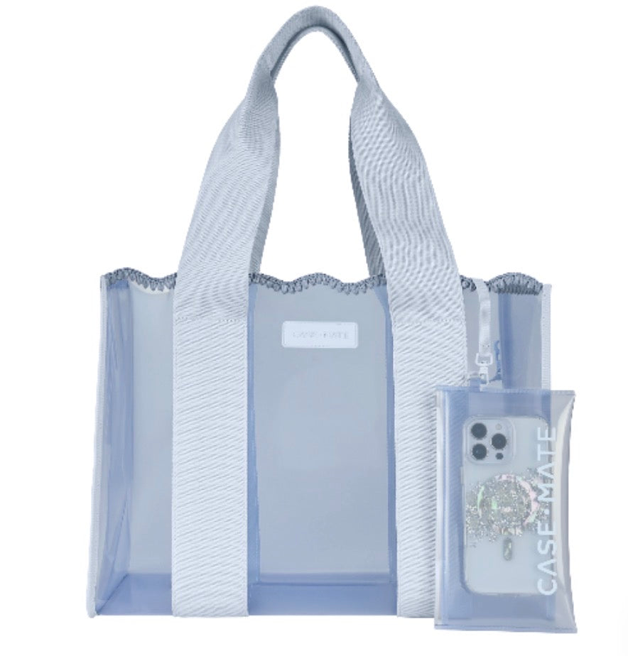Jelly tote bag — clear & colorful waterproof tote for beach or everyday use | All Put Together