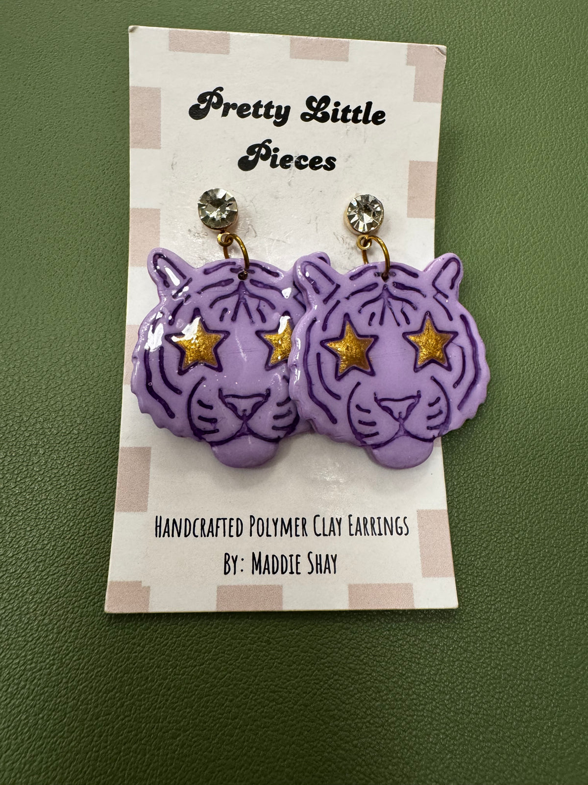 Purple Starry Eyed Earrings