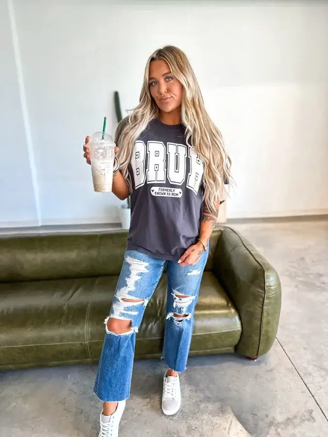 Bruh Formerly Known As Mom Puff Graphic Tee