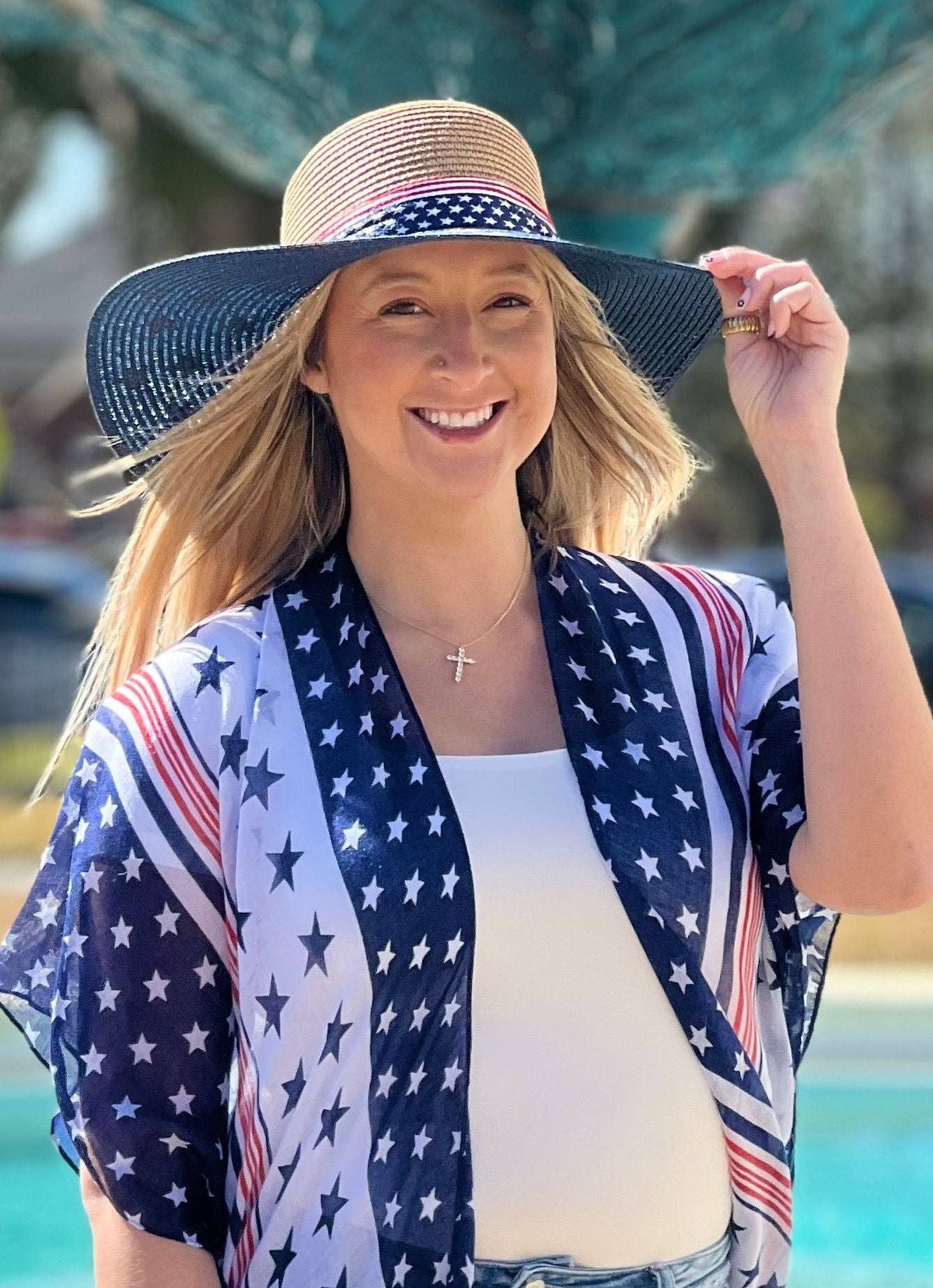 Patriotic Floppy Hat