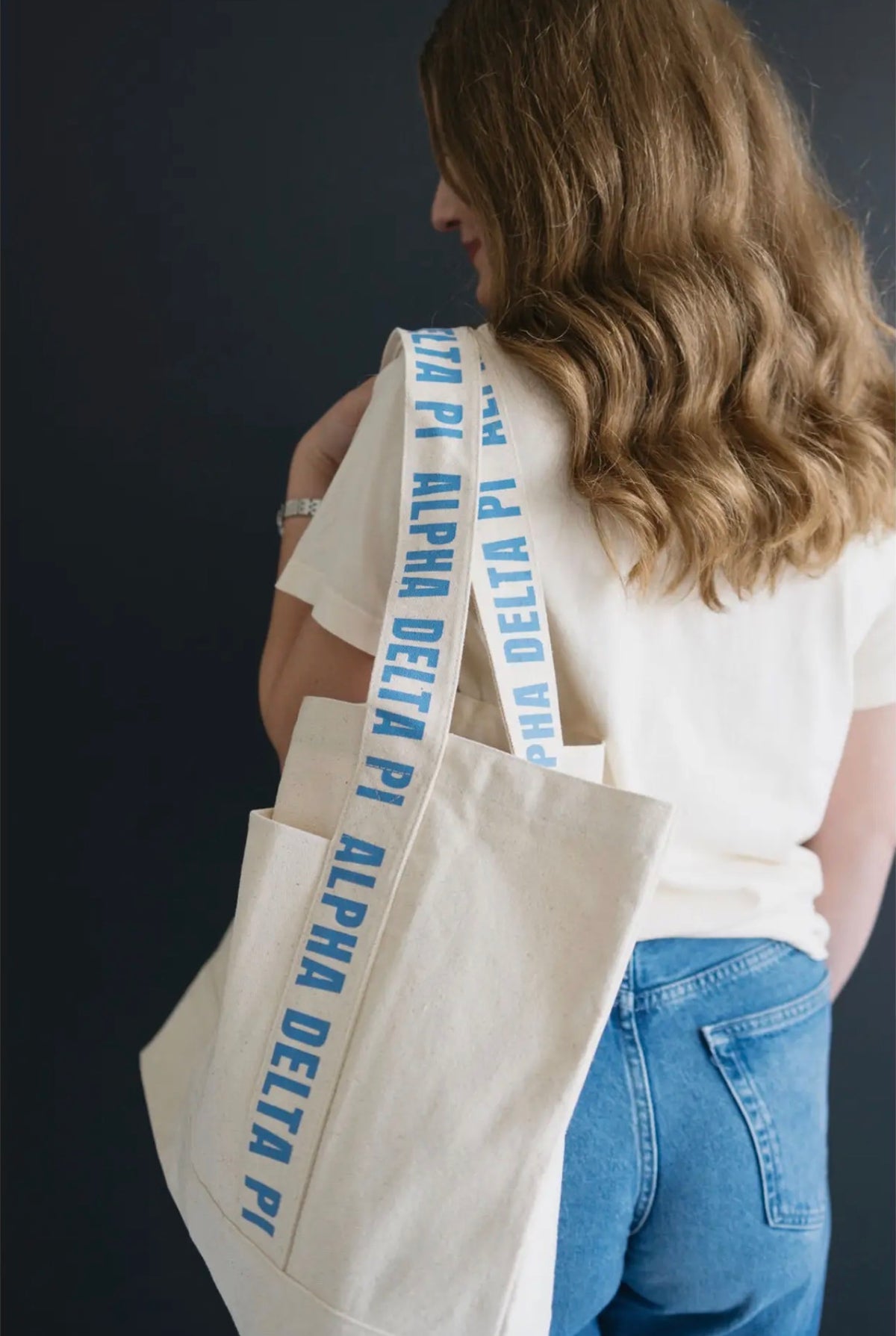 Large ADPI Canvas Tote Bag