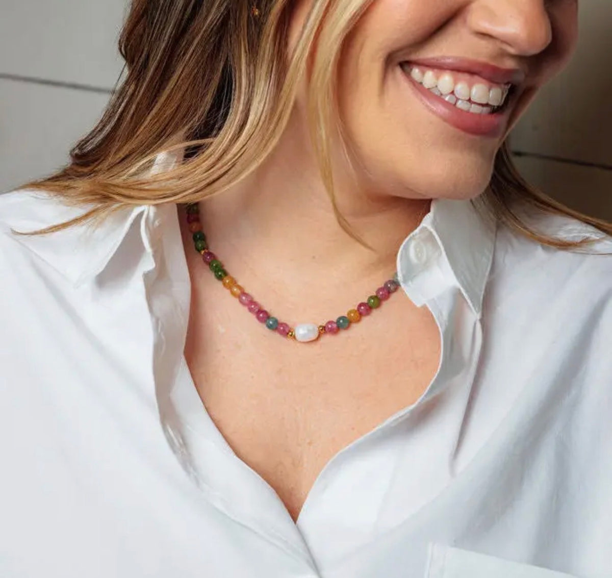 Marsh Beaded Necklace