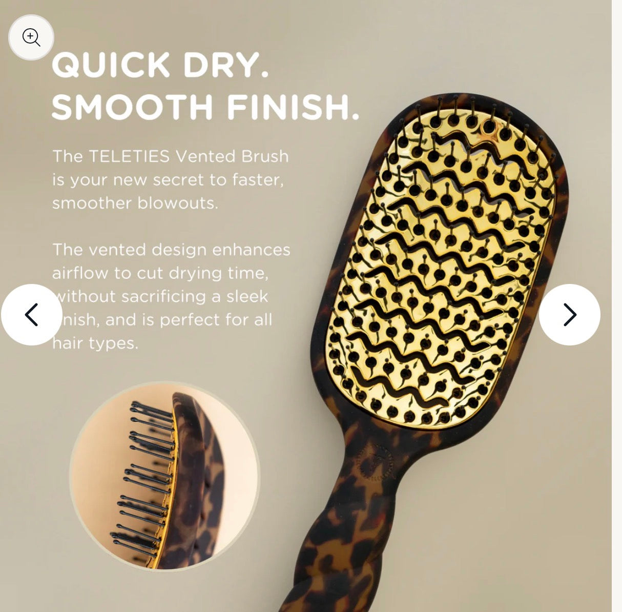 Teleties Vented Hairbrush