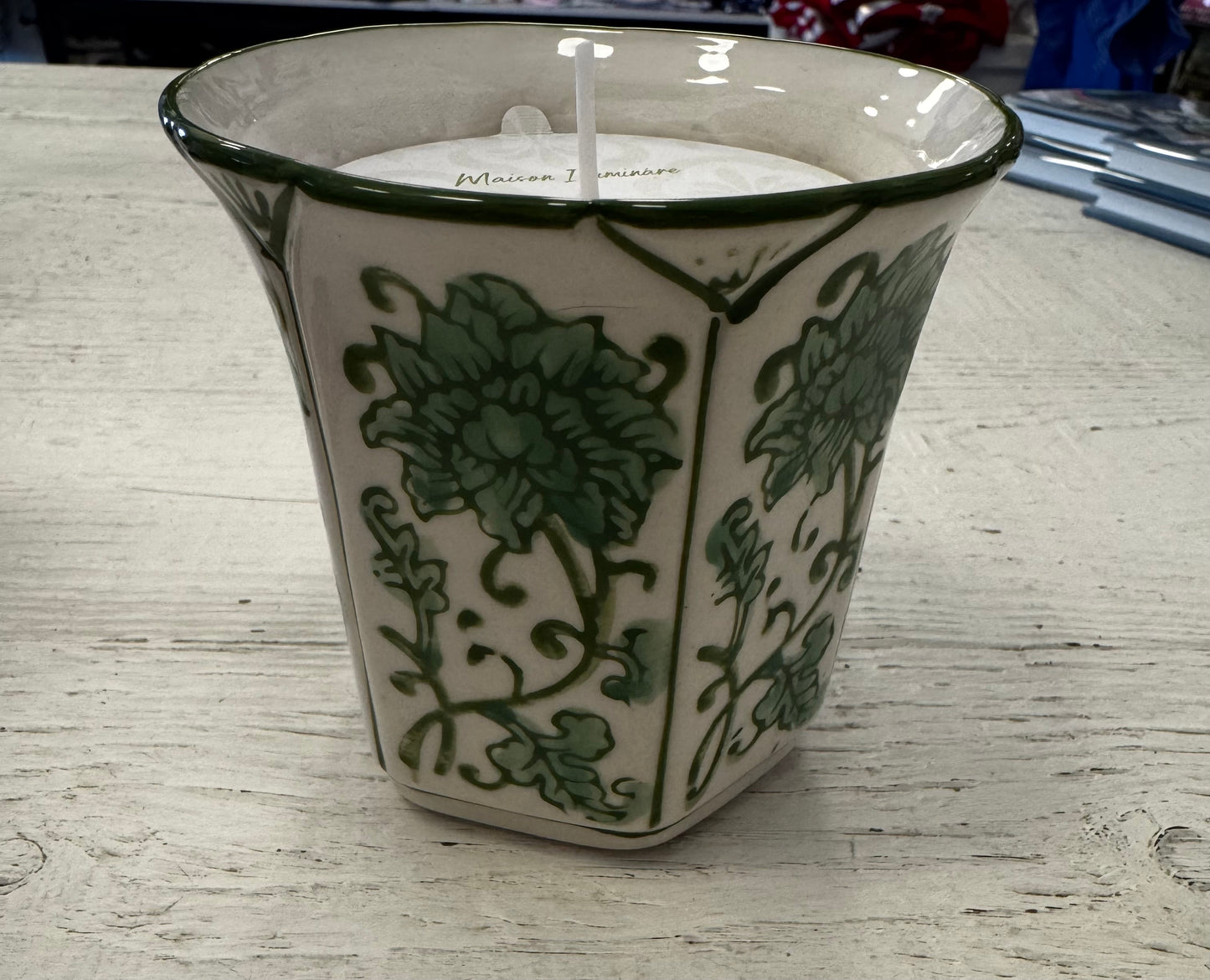 Lavender Verbena Candle in Ceramic Container