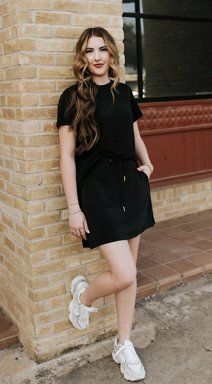 Black Cora Skort