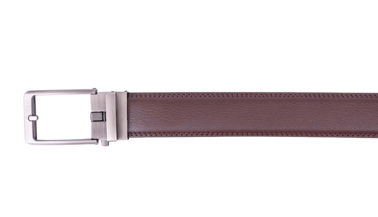 MEN'S AUTOMADTIC GENUINE LEATHER RATCHET BELT