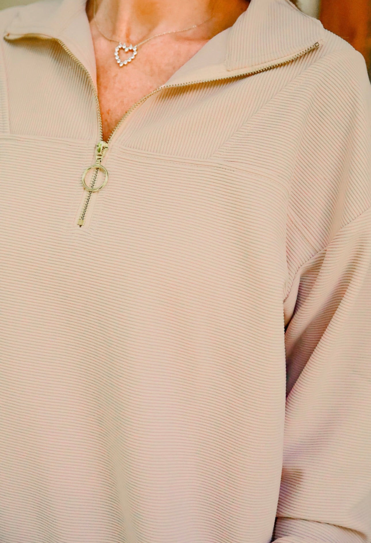 Levi Ribbed 1/4 Zip