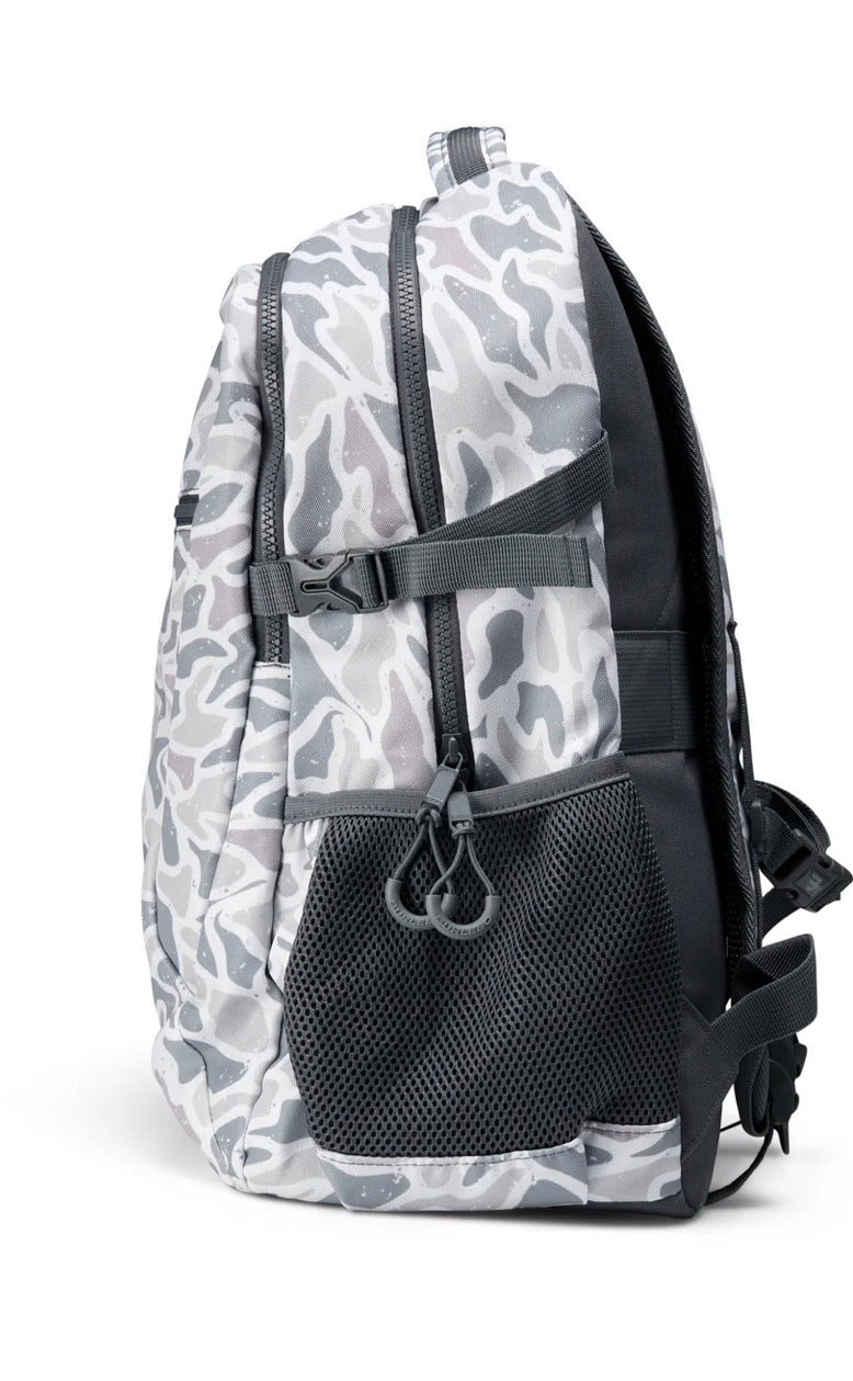 Burlebo White Camo Backpack
