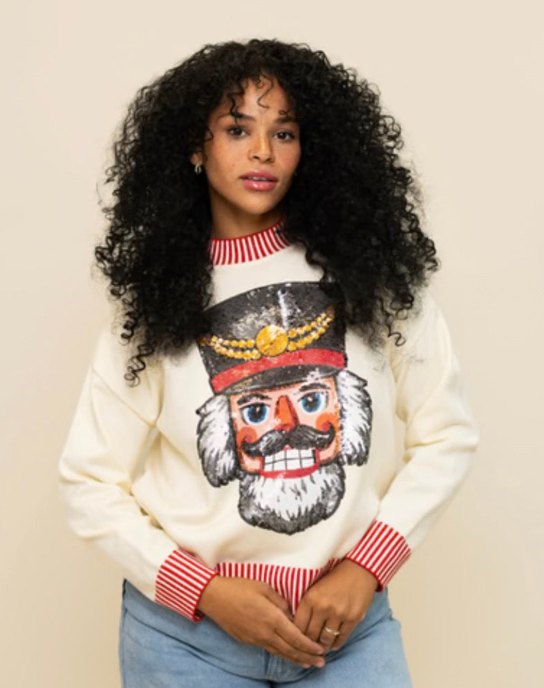 Nutcracker Sequin Sweater **Preorder**