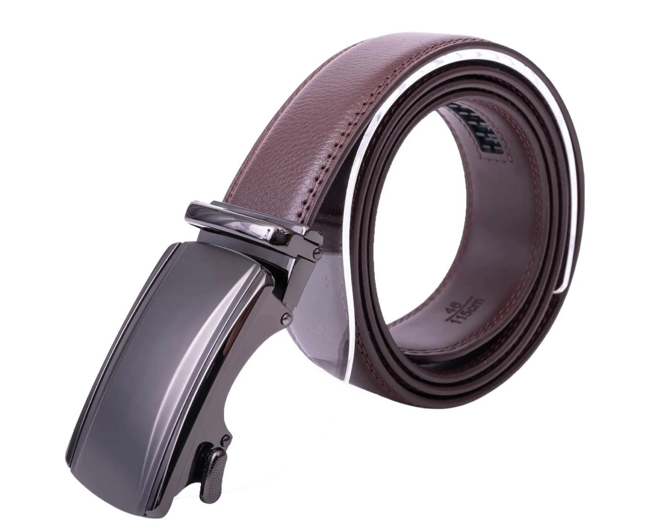 MEN'S AUTOMADTIC GENUINE LEATHER RATCHET BELT