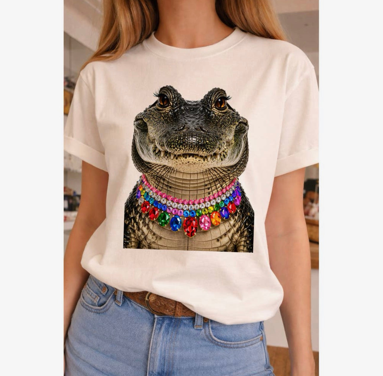 Blingy Alligator Tee