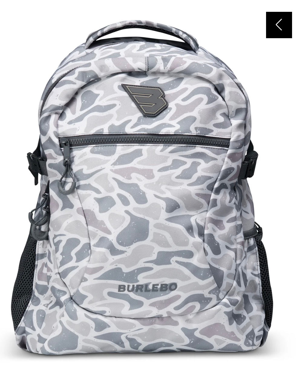 Burlebo White Camo Backpack