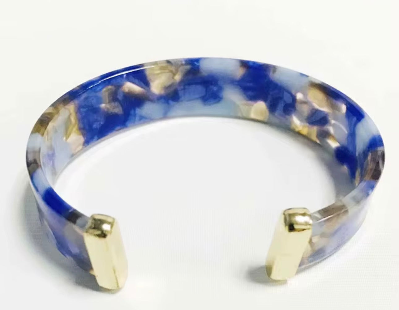 Chunky Resin Bracelet Cuff