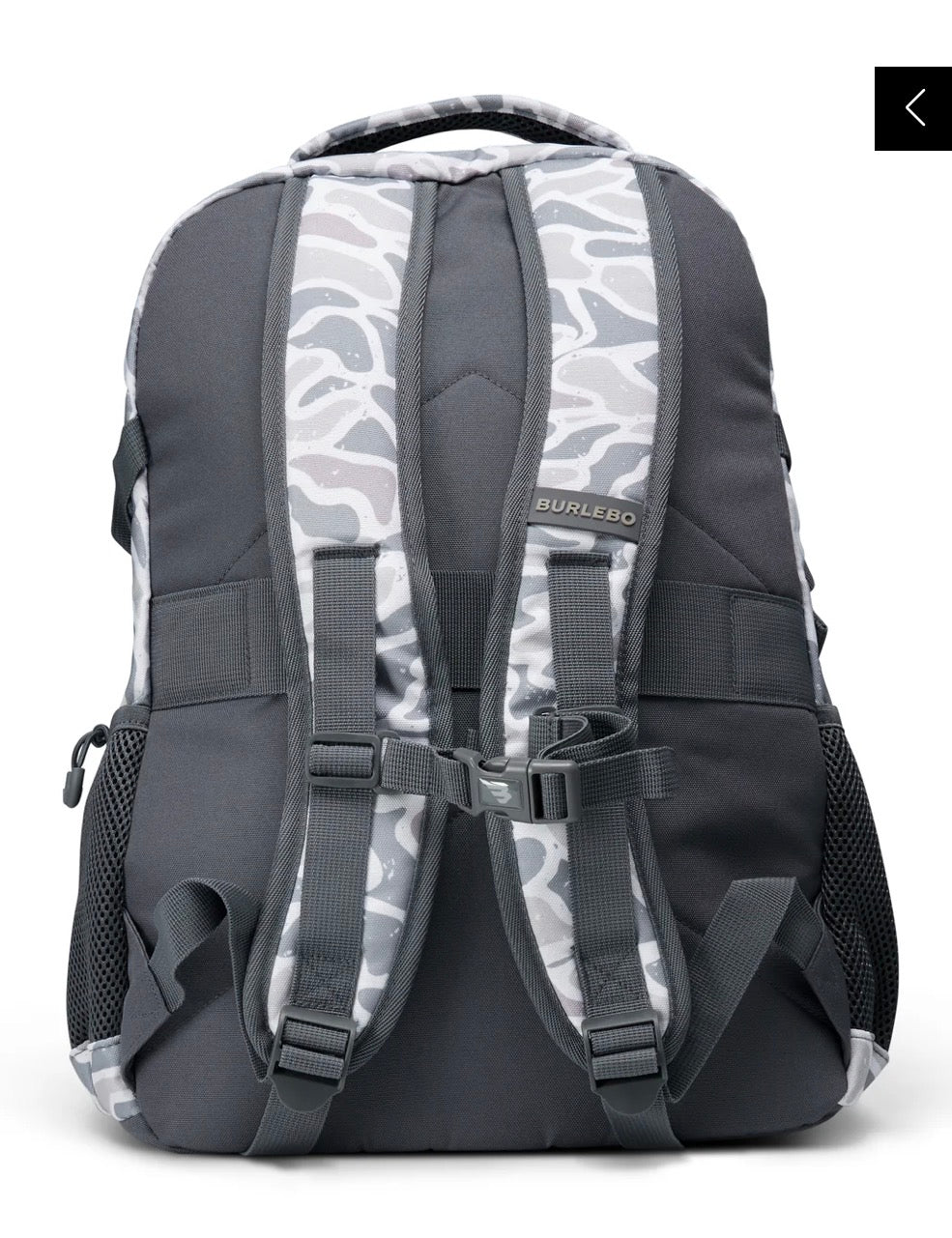 Burlebo White Camo Backpack