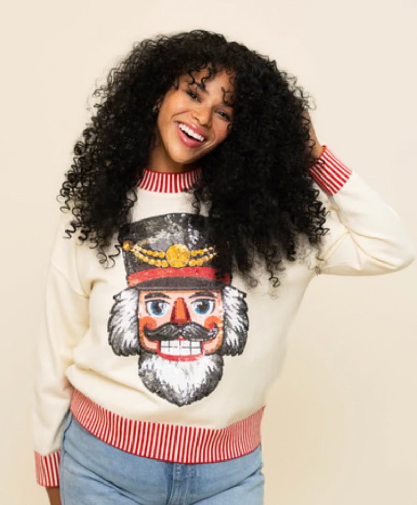 Nutcracker Sequin Sweater **Preorder**