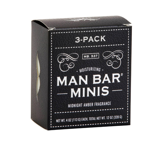 Man Bar Miniature Midnight Amber 3pc Gift Set