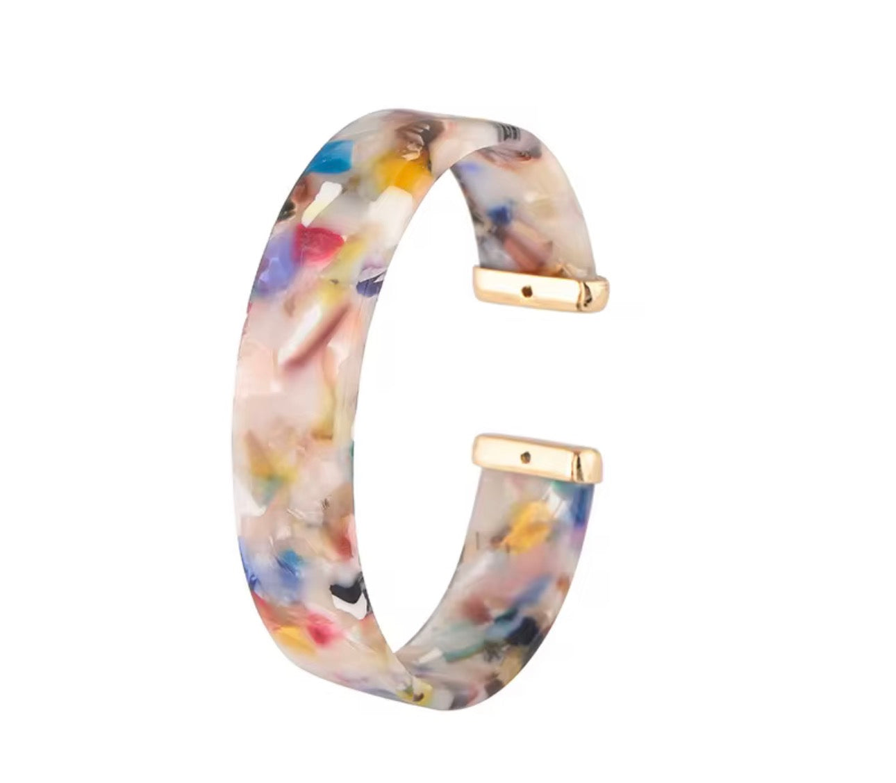 Chunky Resin Bracelet Cuff