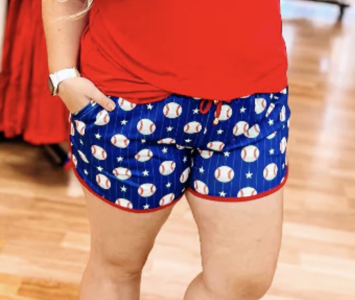 Blue Baseball Everyday Shorts