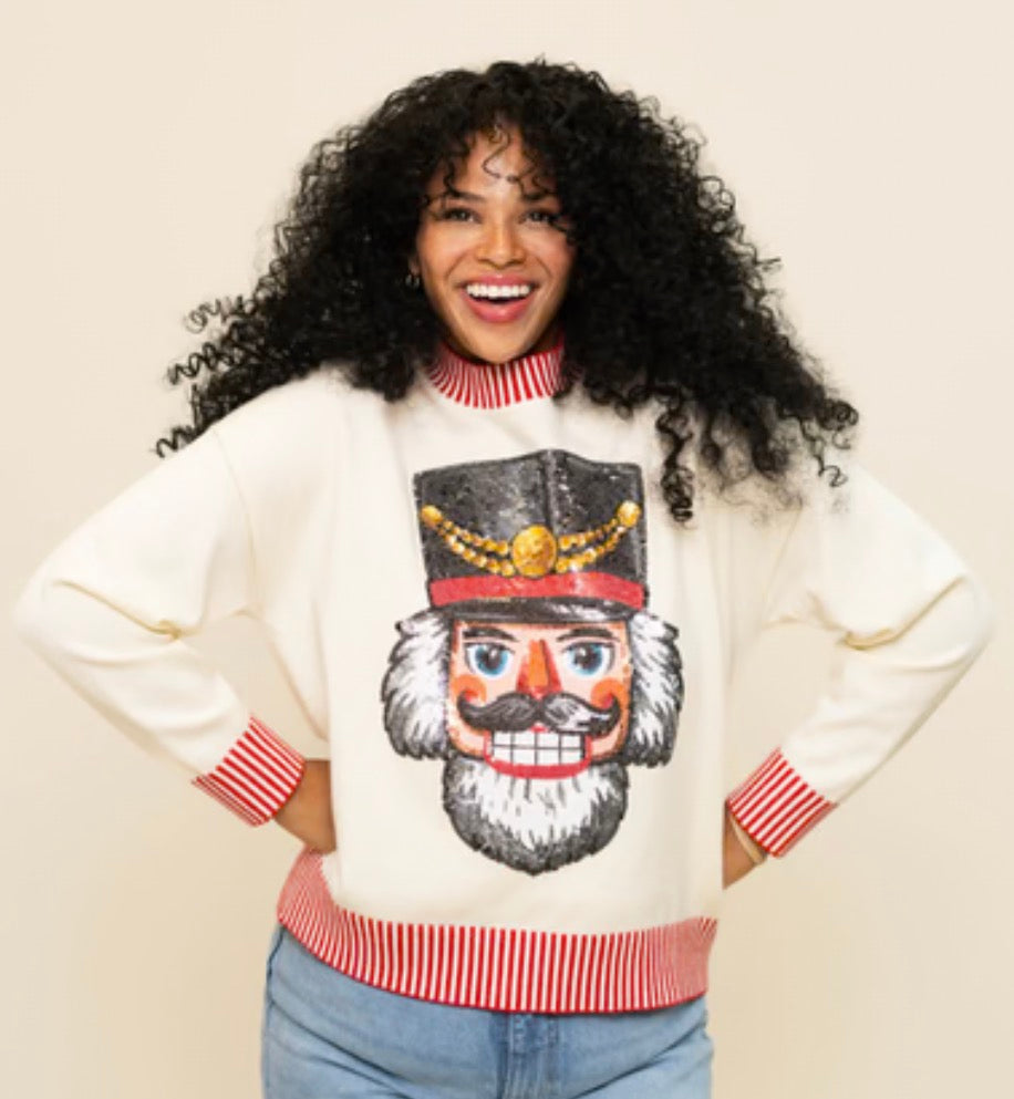 Nutcracker Sequin Sweater **Preorder**
