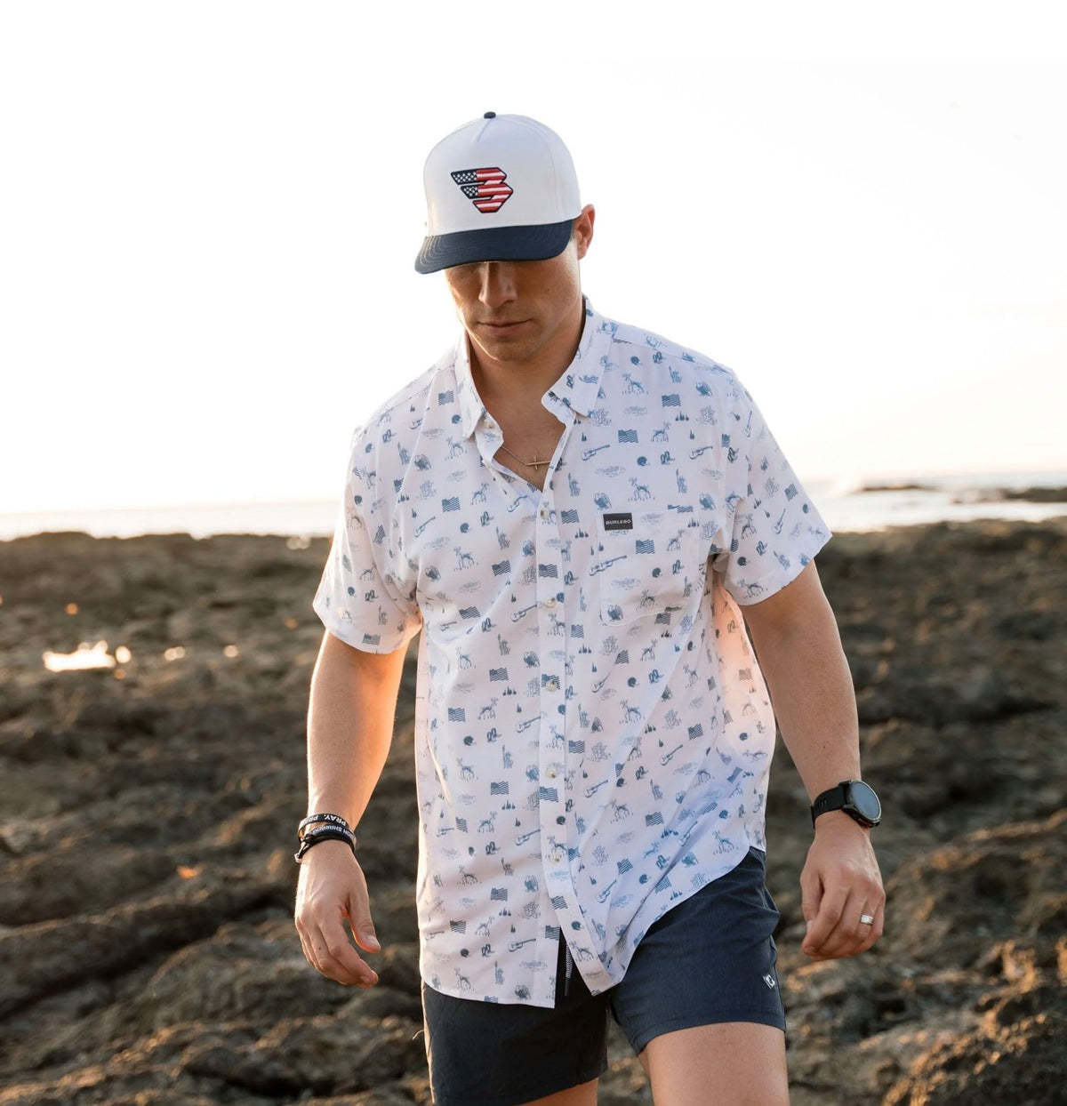 America the Great Performance Button Up