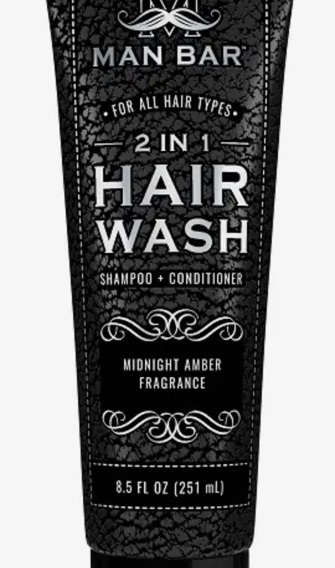 Man Bar 2 in 1 Hair Wash Midnight Amber